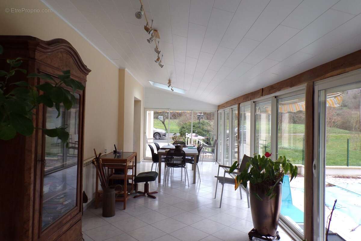 Véranda vue Est - Maison à BIRAN
