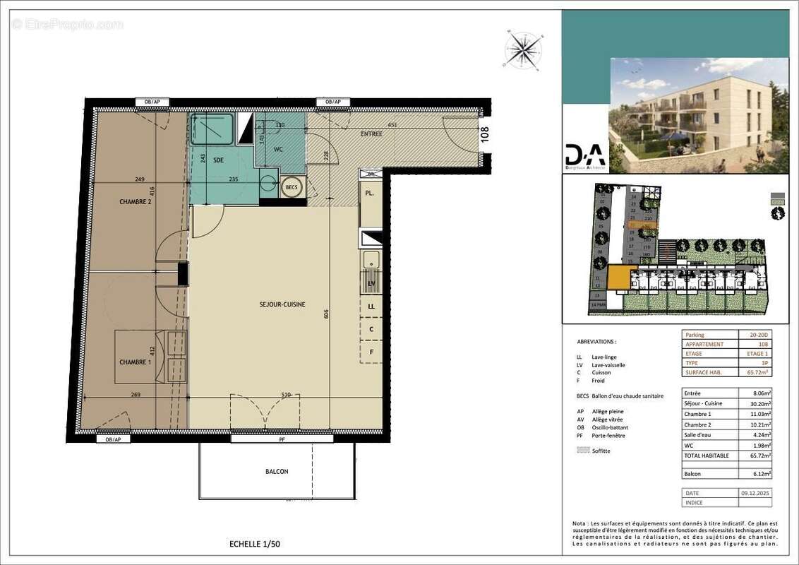Appartement à LOUVIGNY