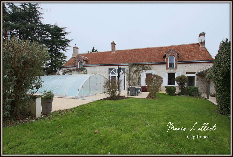 Propriété Pierres apparentes, 242m², 5 chambres, Dortoir enfant et mezzanine, Loiret, Piscine, Jacuzzi, Terrain de tennis, Garag - photo 21