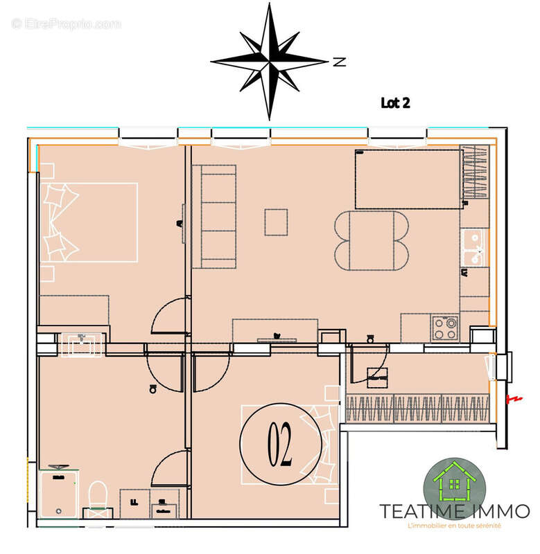 Appartement à SAINT-PIERRE-QUIBERON
