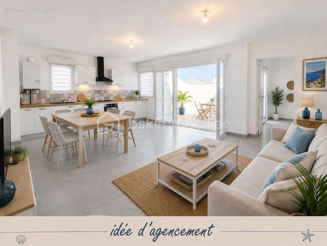 Appartement de type 4 avec terrasse et box privatif à Martigues Jonquière - photo 2