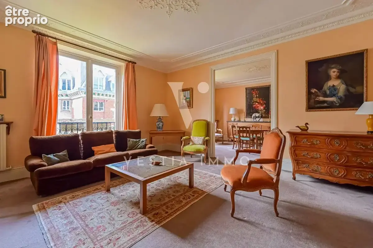 Plaine-Monceau – Appartement familial de caractère – 116 m² – Étage élevé –chambre de service en sus - photo 3