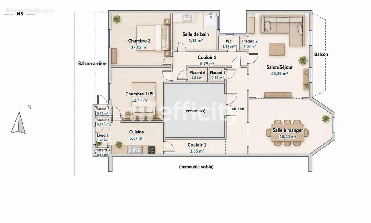Appartement à MARSEILLE-8E