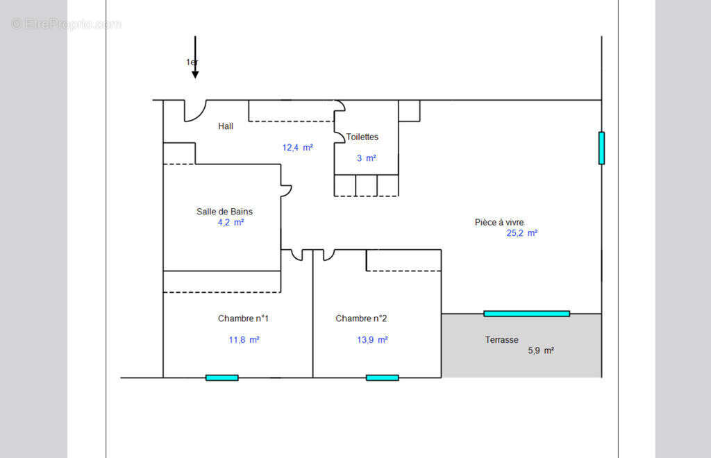 Appartement à MORNANT