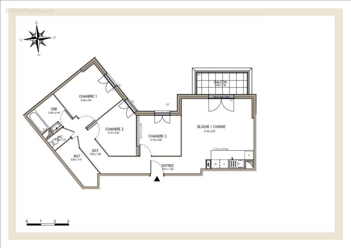 Appartement à NOISEAU