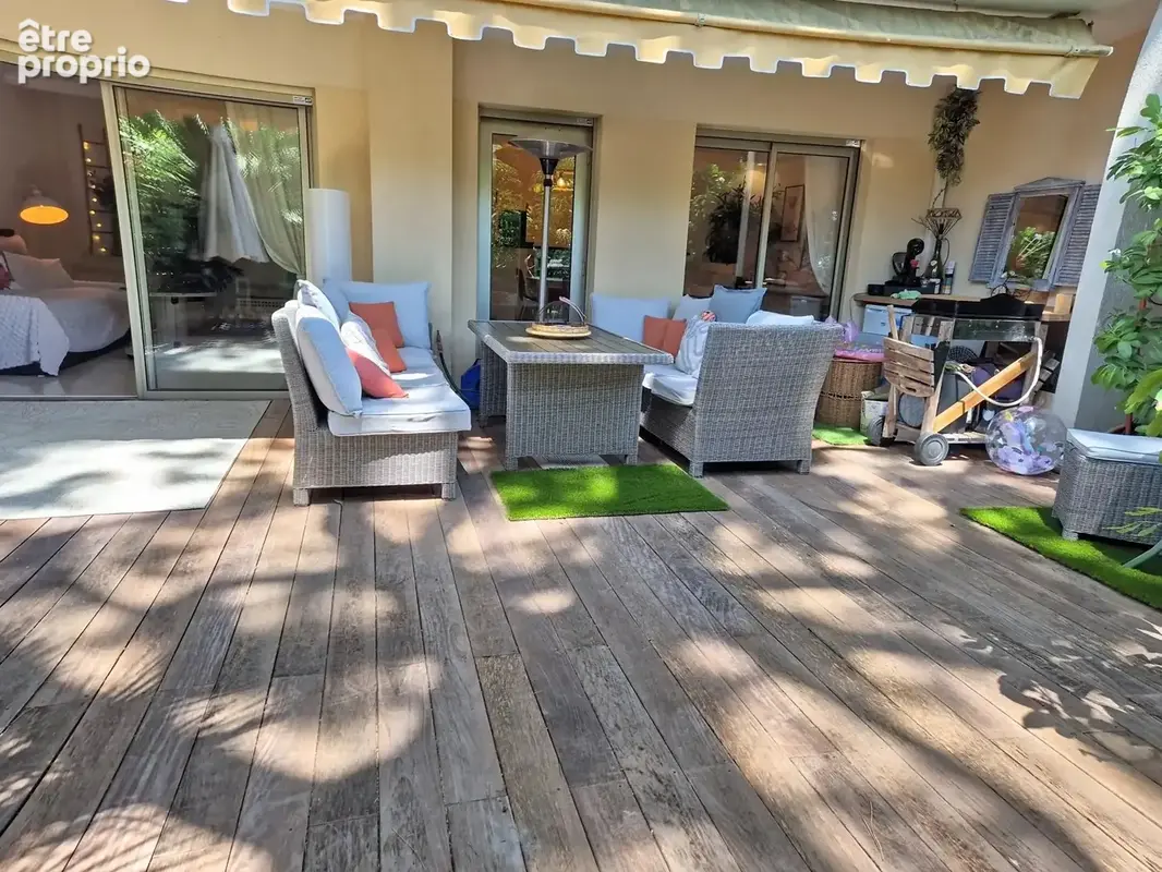 Appartement 3 p duplex rdj / le cannet - photo 9