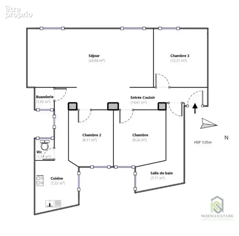 Appartement 4 pièces 85 m² à Menton centre – Calme, traversant, faibles charges, proche commerces, écoles et plage - photo 8
