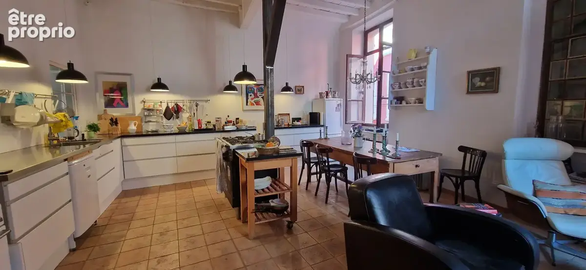 Ille sur tet - maison de village 231m2 avec garage et 2 terrasses vue degagee canigou et orgues - photo 6