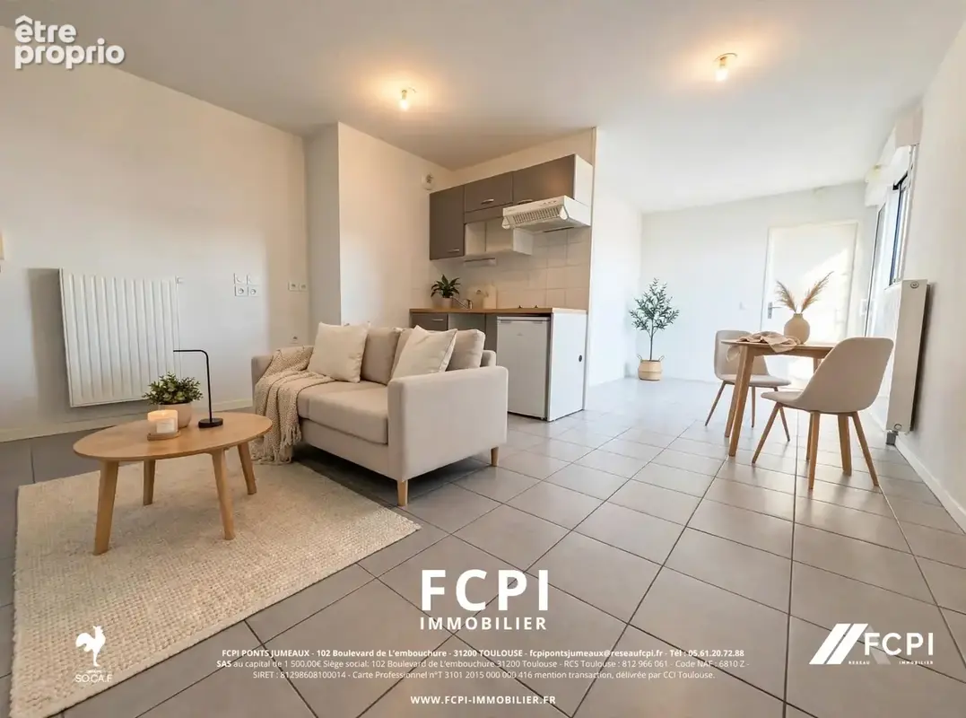 Appartement deux pièces 43.50 m2 - EYSINES - photo 2