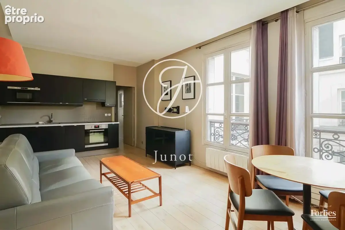 Paris 3e - RUE DU TEMPLE - Appartement - 2 pièces - 41,09m² Carrez - 1 chambre - Calme absolu - photo 3