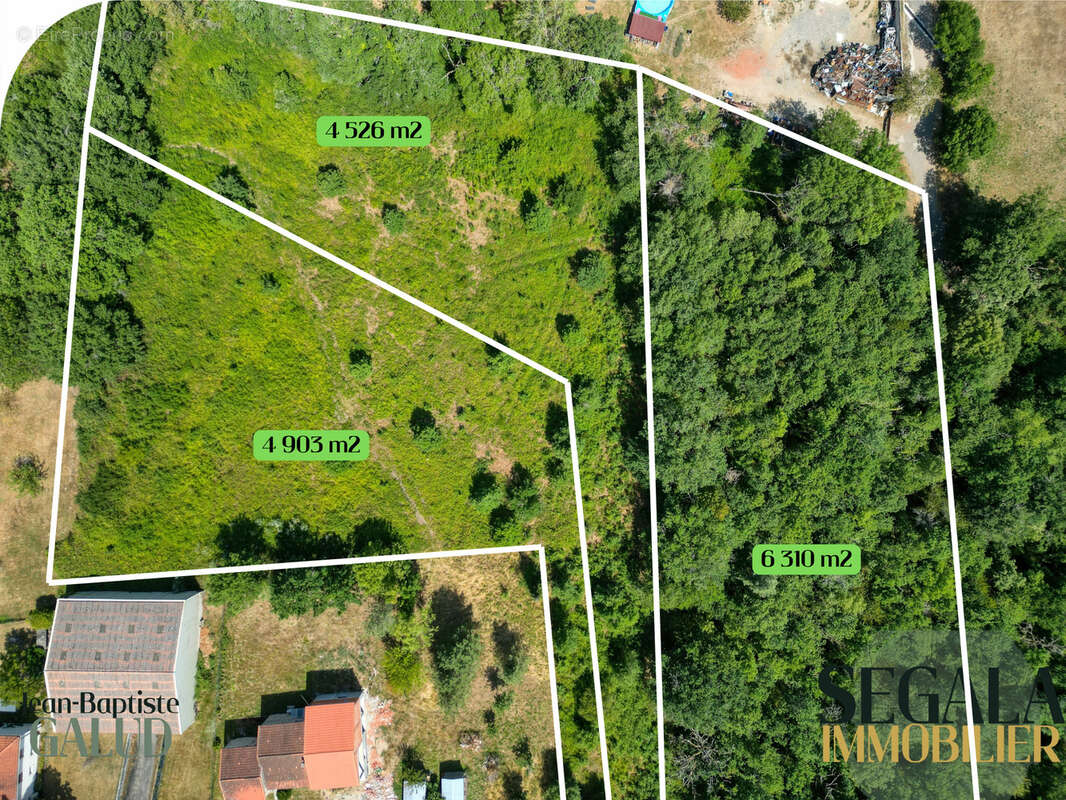 Terrain constructible boisé de 6 310 m2 à Mirandol-Bourgnounac - photo 2