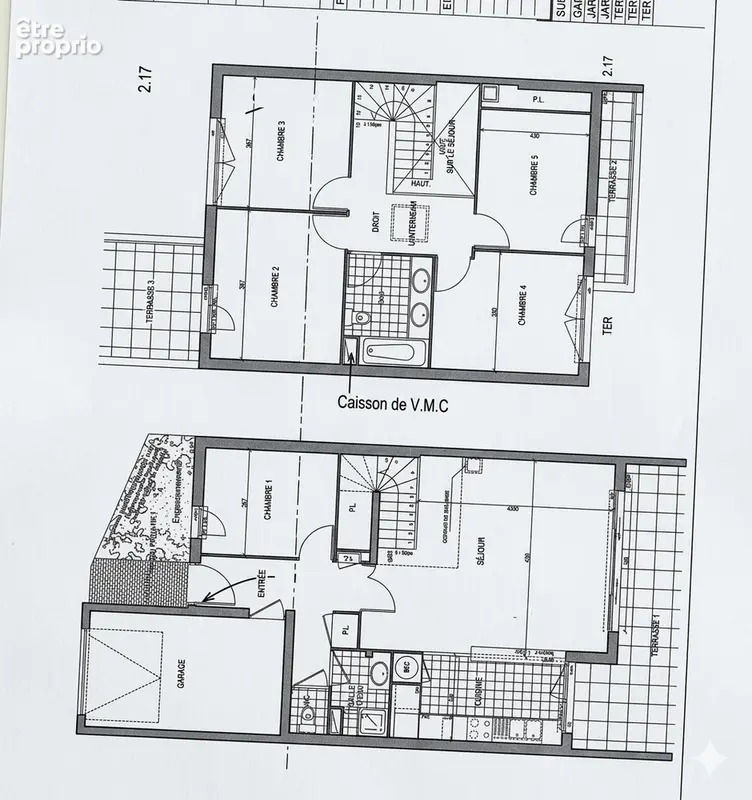 Maison/duplex t6 a vendre brest haut jaures - 5 chambres - garage - photo 4