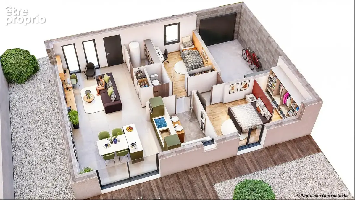 Maison 4 pièces 73 m2 - photo 3