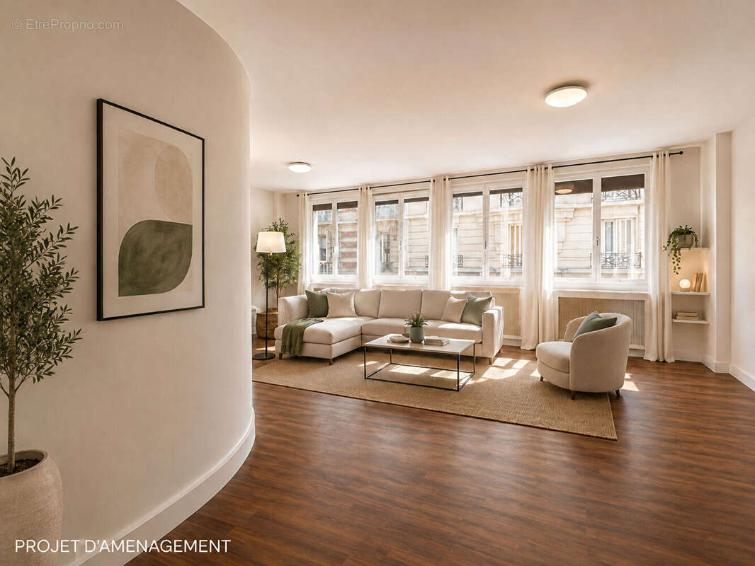 Appartement Paris 2 pièce(s) 62 m2 - photo 2