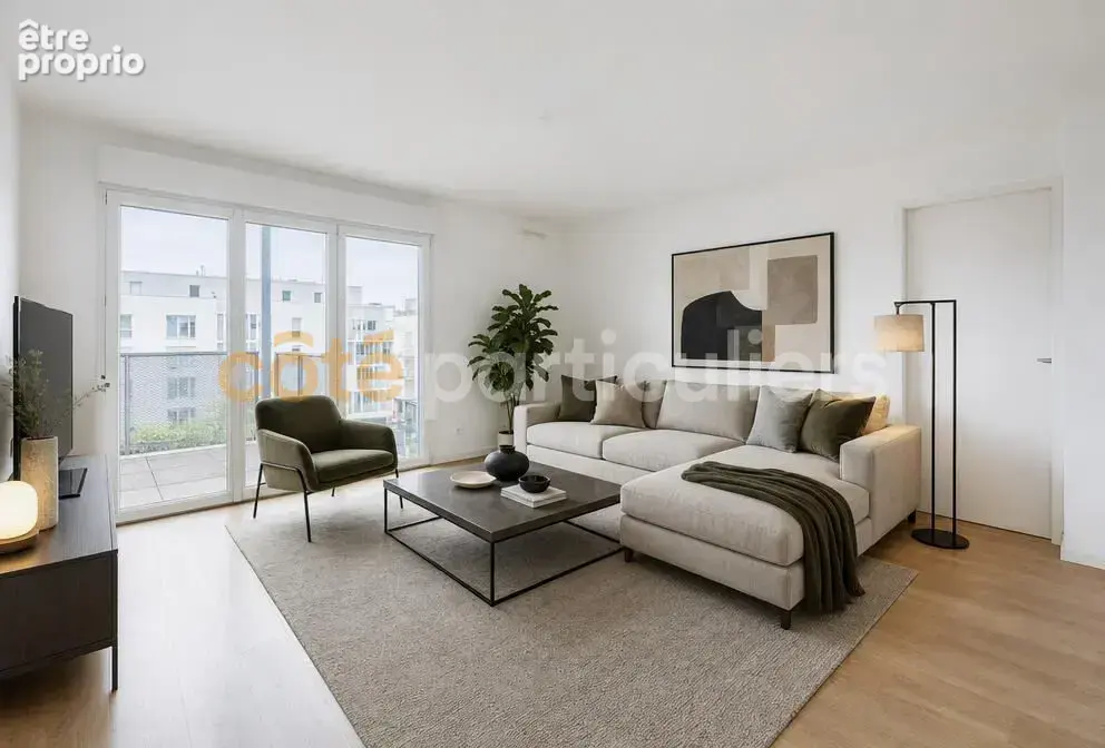 Nantes/ouest - chantenay - convention -- t3 -- 2 chambres -- balcon -- expo sud -- dernier etage - photo 3