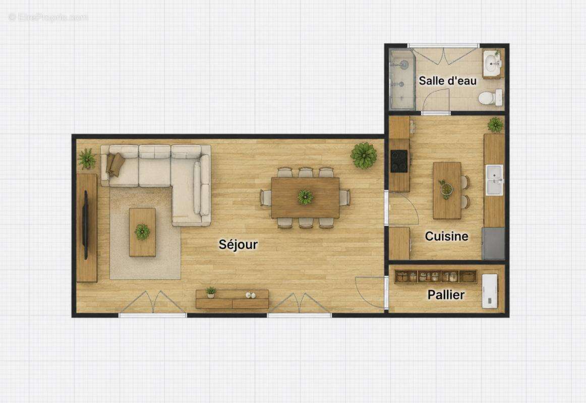 Appartement 80 m² à Saintes  - photo 16