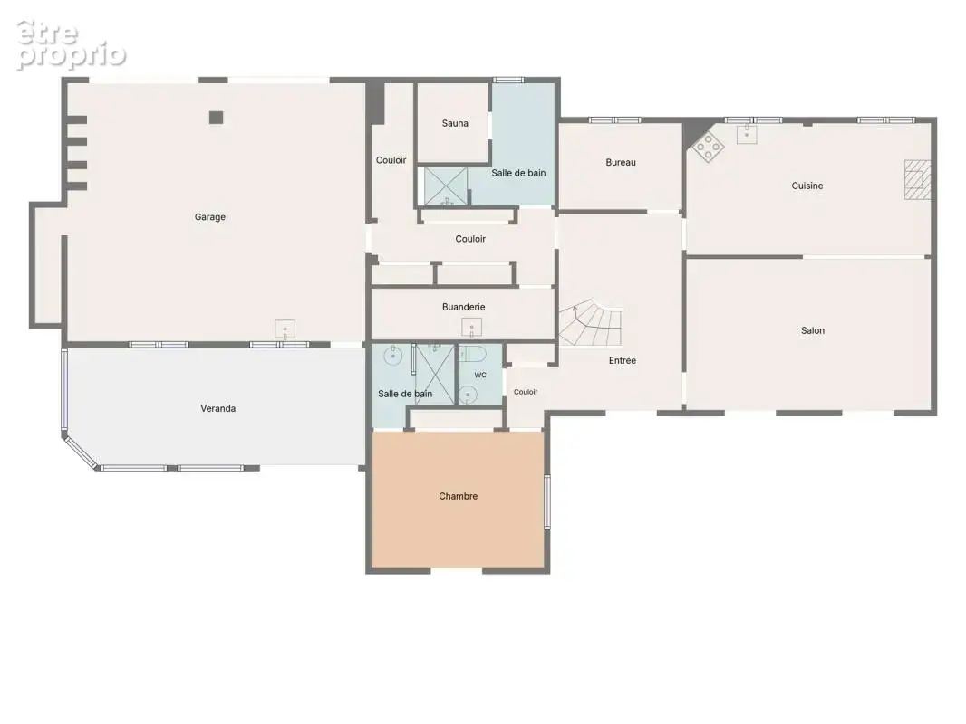 Grande maison avec Piscine, Sauna, Jacuzzi et Tennis - photo 8