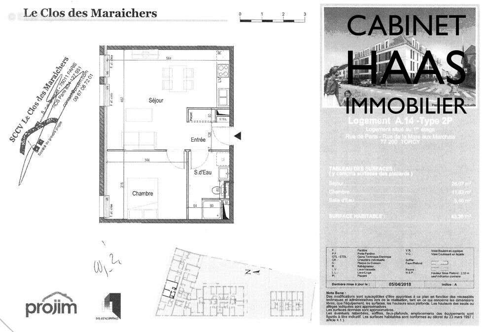 Plan - Appartement à TORCY