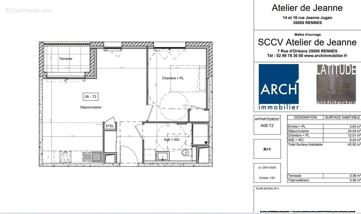 Appartement à RENNES
