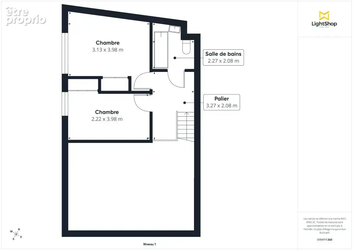 SAINT-OUEN-SUR-SEINE - QUARTIER DES DOCKS - ALLEE DE PARIS - Magnifique appartement Duplex 4 pièces avec Terrasse - photo 19