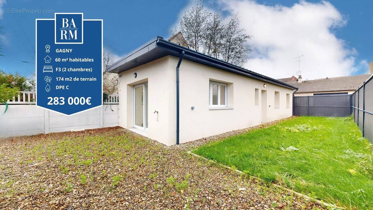 Maison à GAGNY