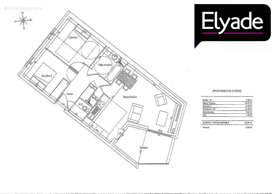 Appartement à TOULOUSE