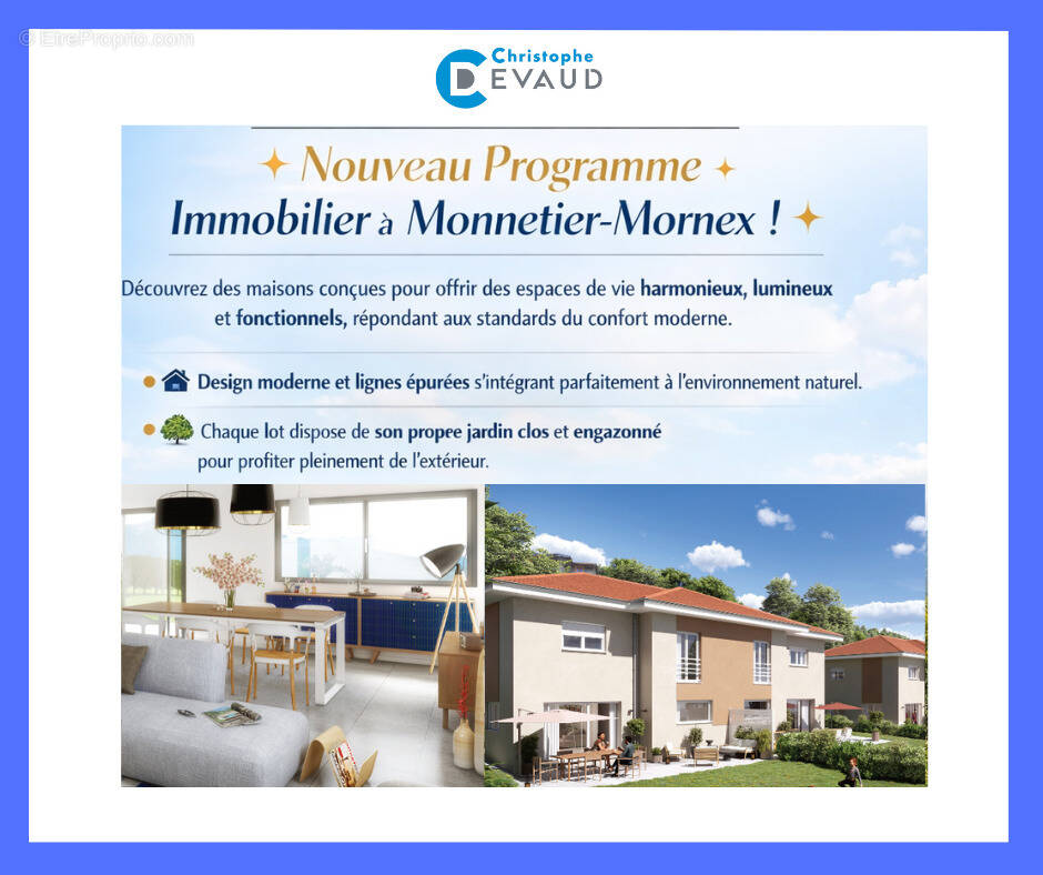 Maison à MONNETIER-MORNEX