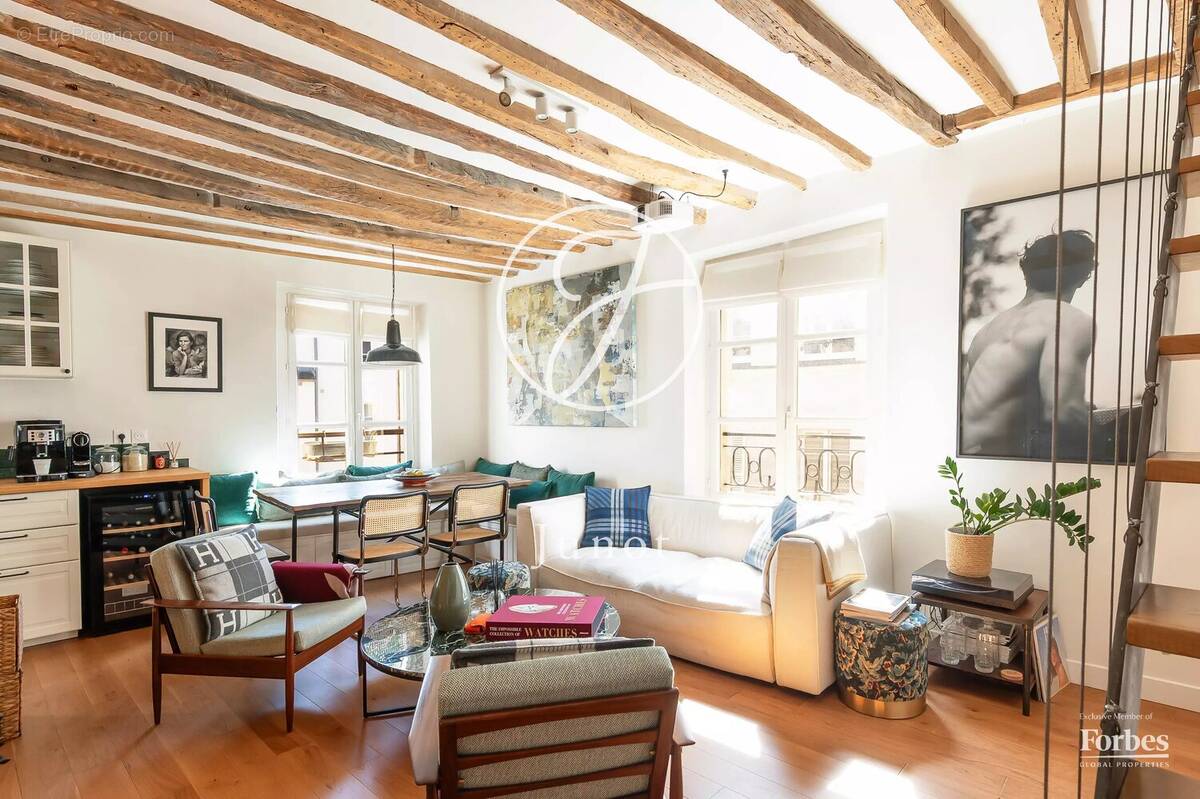 Paris 18e - MONTMARTRE - Duplex - 54,11m² Carrez - 2 pièces - Exposition sud-ouest - Jardin - photo 5