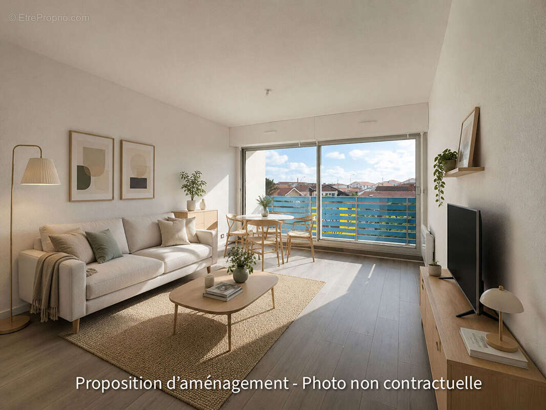 Appartement T1 cabine avec balcon, parking et vue dégagée à Biscarrosse, hyper centre à deux pas de la plage - photo 3