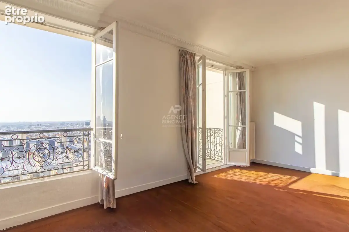 Paris 18eme - montmartre - rue caulaincourt - balcon - vue panoramique - ascenseur. - photo 2