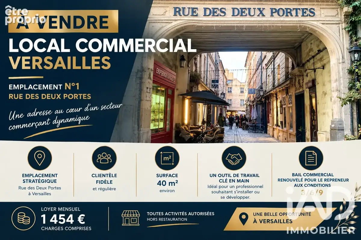 Photo 1 - Commerce à VERSAILLES