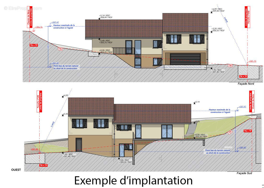 Terrain a batir - 800 m2 - arry village - photo 3