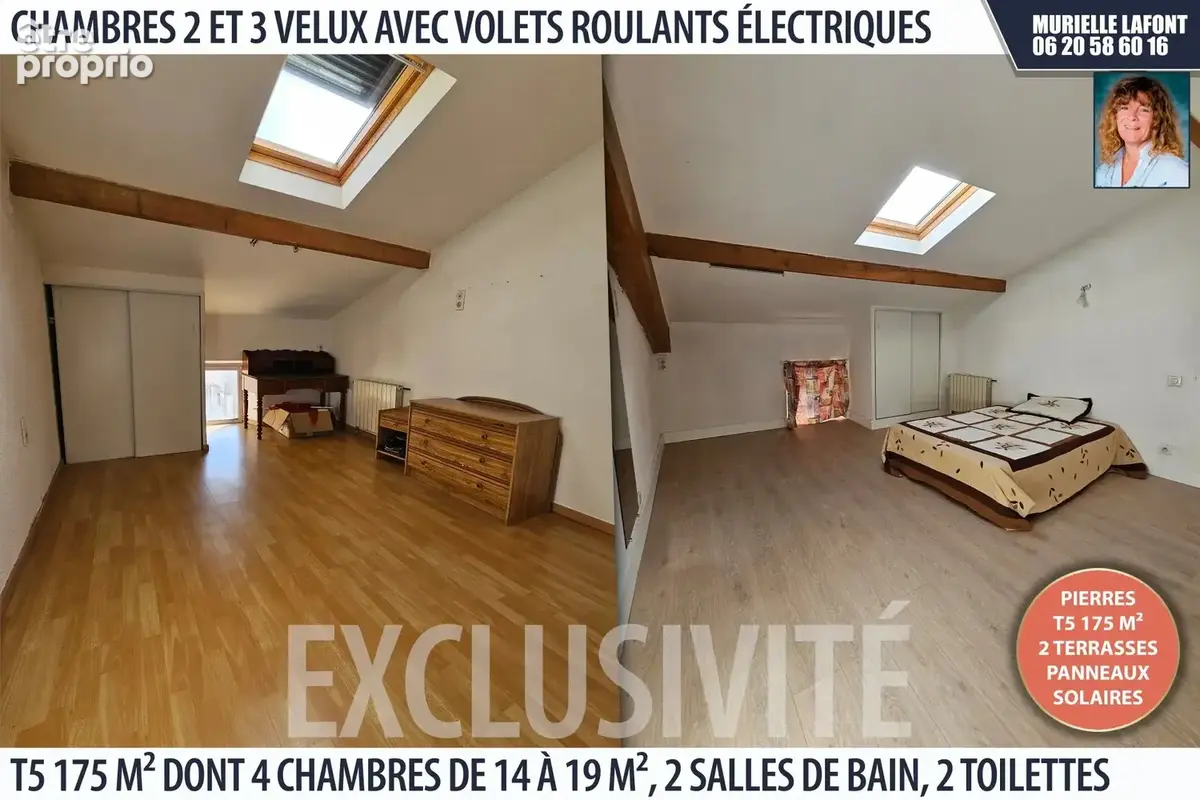 T5 175 m² duplex dernier étage 2 terrasses. Bien situé. - photo 4
