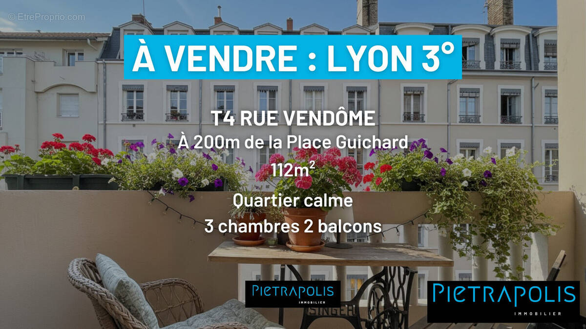 Appartement à LYON-3E