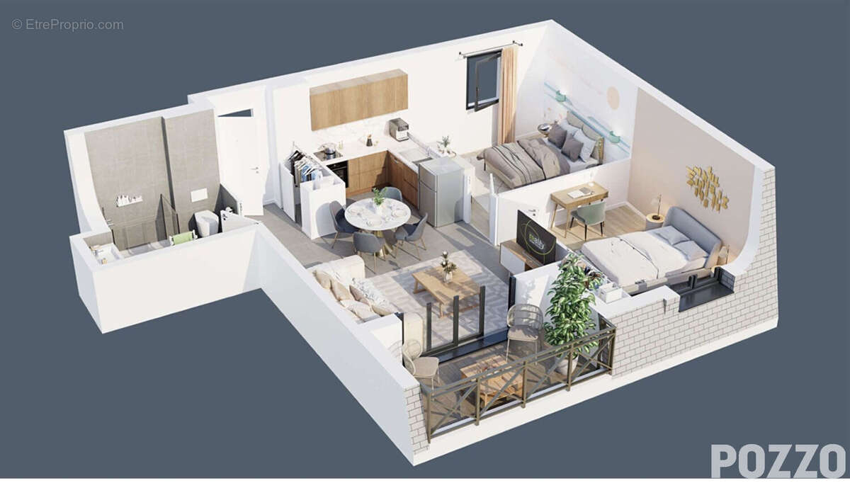 Dans résidence de standing, Appartements  du 2  au 4 pièce(s), hyper centre, à 50 m de la plage et des commerces - photo 2