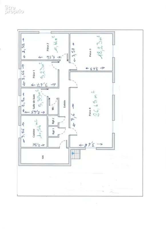 Maison individuelle T5 de 95 m2 à rénover avec terrain à GUENANGE - photo 2