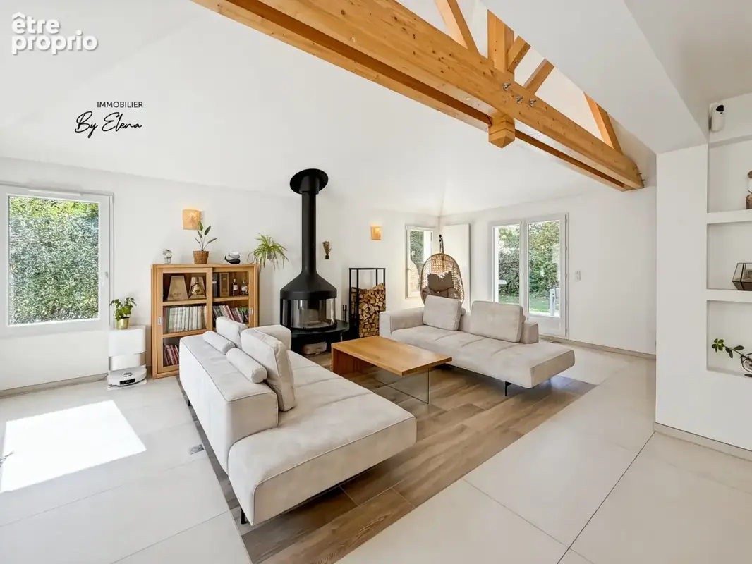 Villa d’architecte rénovée – Golf de Bussy – Plain-pied – 5 chambres – RER A à pied - Bussy-Saint-Georges - à vendre - photo 9