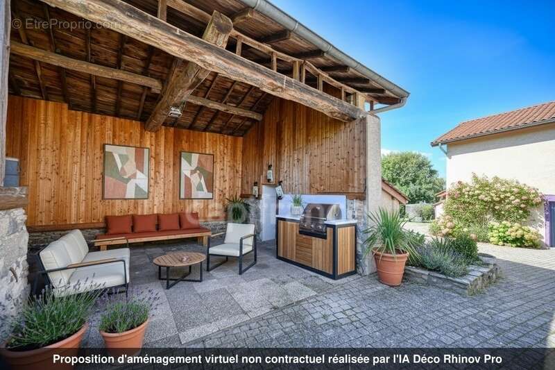 VIRIGNEUX - Ancienne ferme rénovée au cœur d’un écrin de verdure - photo 16