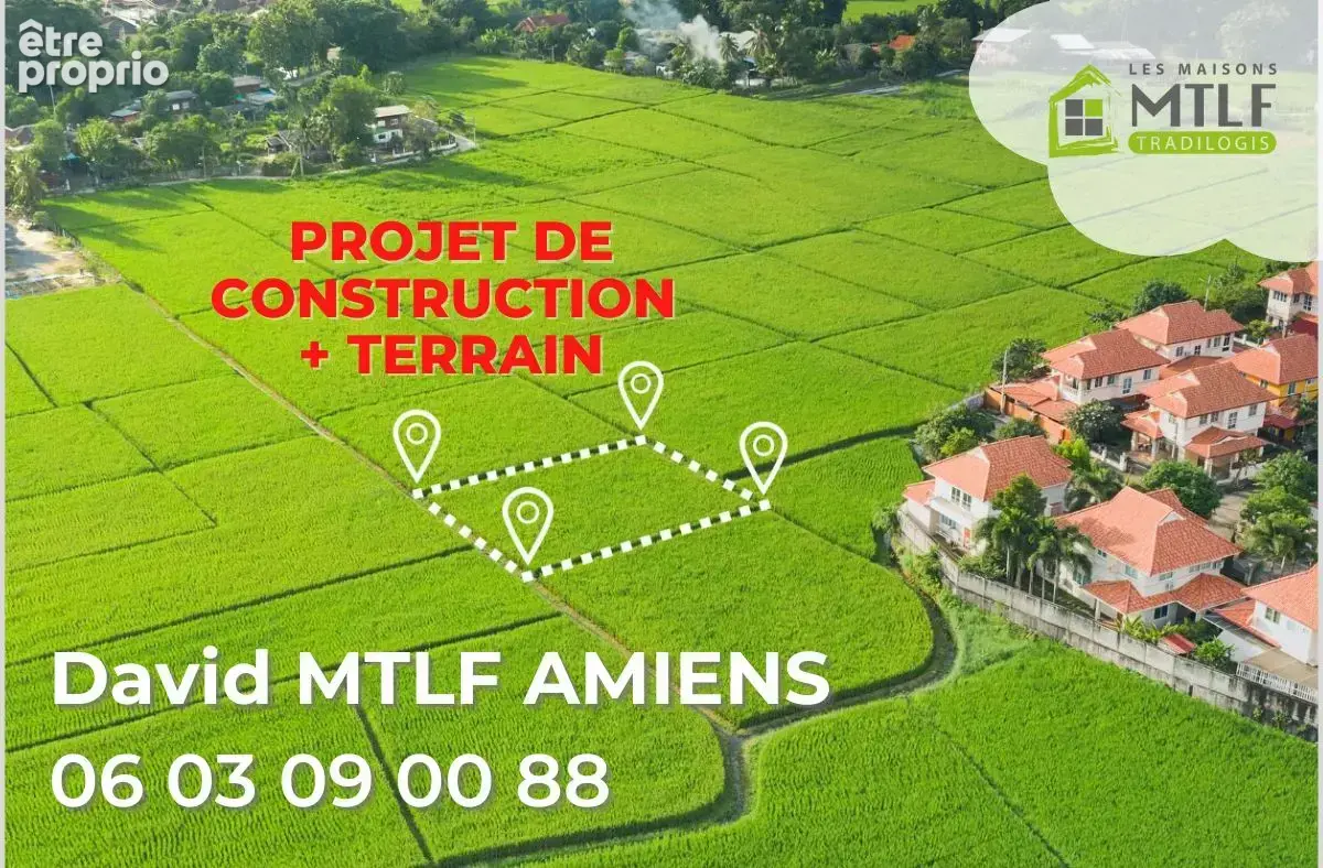 Terrain a bâtir de 411 m2  - Viabilisé & Borné à FOUILLOY - photo 3