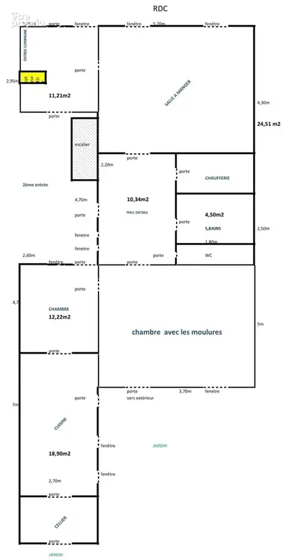 Dpt Vosges (88), à vendre RAMBERVILLERS immeuble T15 de 280 m2 à rénover en 5 ou 6 appartements avec cour - photo 39