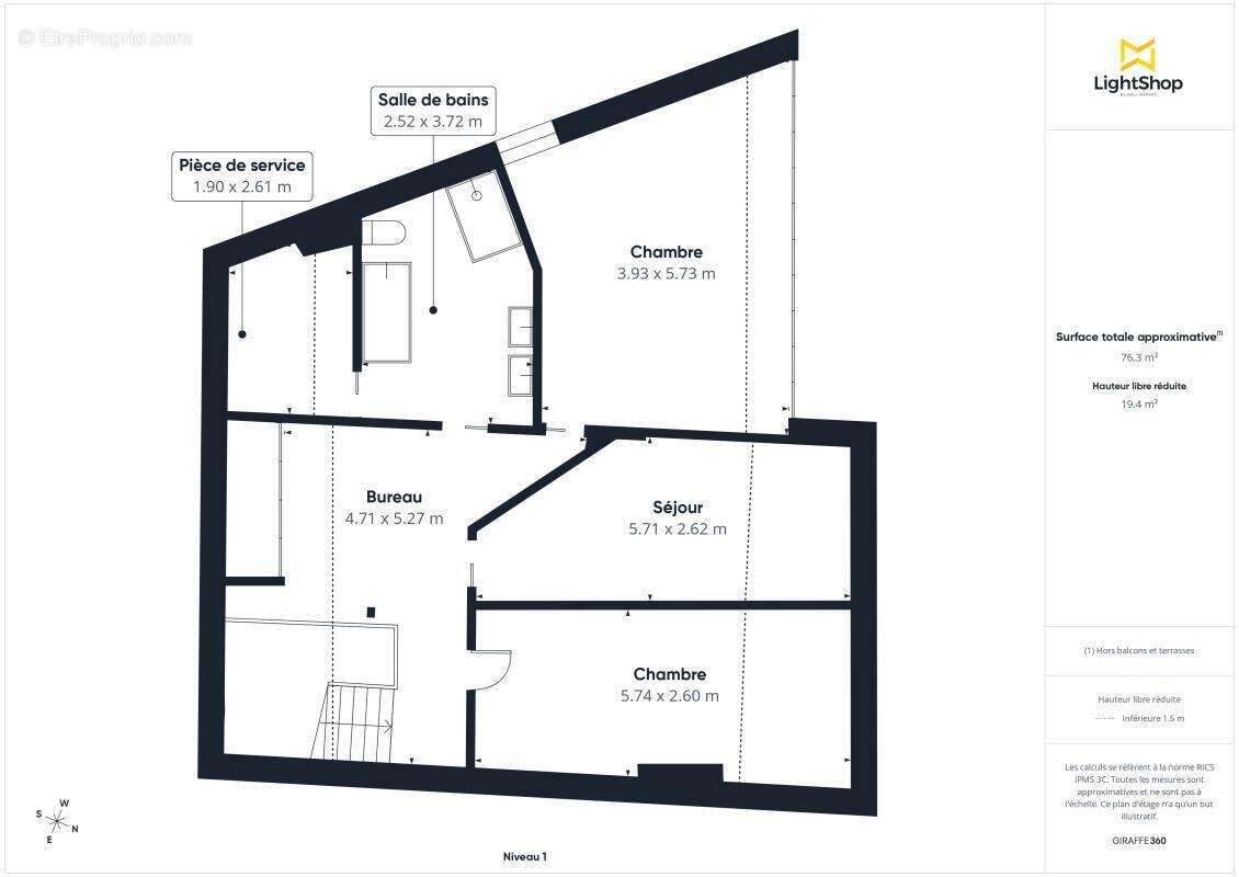 Appartement à TASSIN-LA-DEMI-LUNE