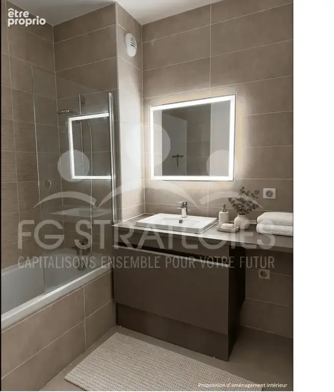 ST AUNES   T3 avec terrasse, cave, garage double - DPE A - photo 7