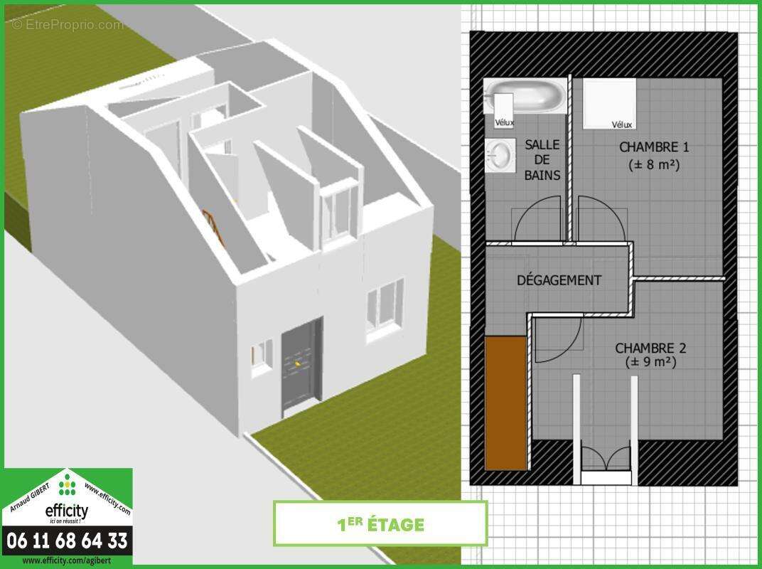 Maison 54 m² à Cormeilles-En-Parisis  - photo 9