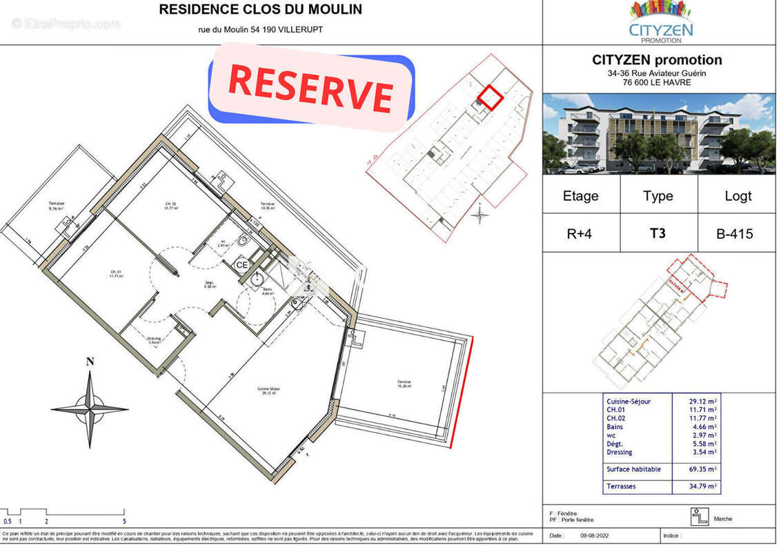 Appartement à VILLERUPT