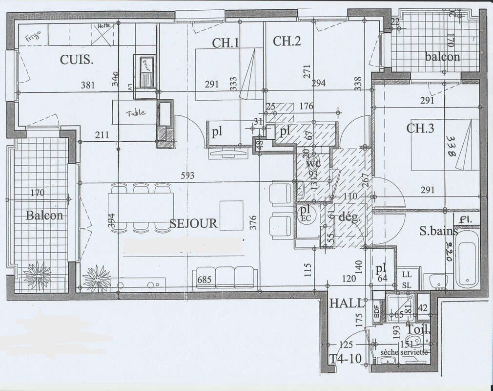 Appartement à CLERMONT-FERRAND