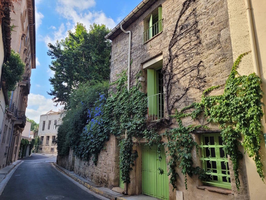 Grande maison en pierres avec belle cour arborée. - photo 2
