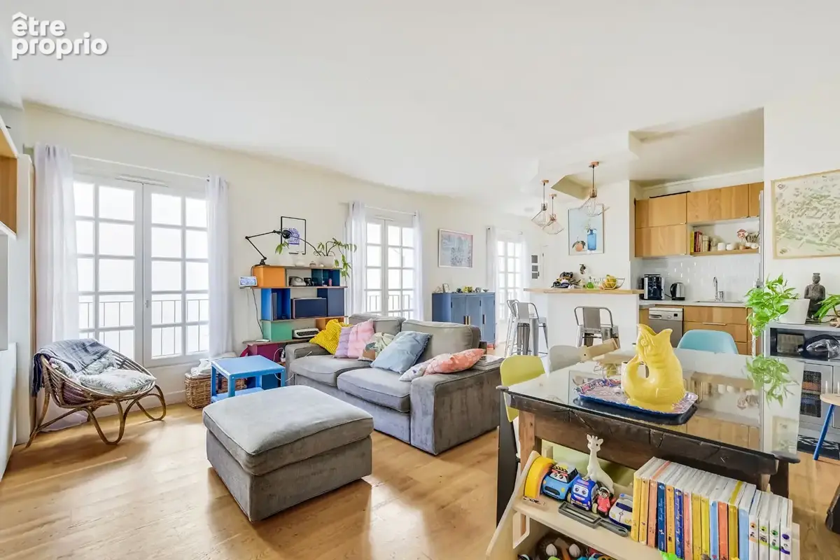 Appartement 53m² à paris 3e arrondissement - photo 1