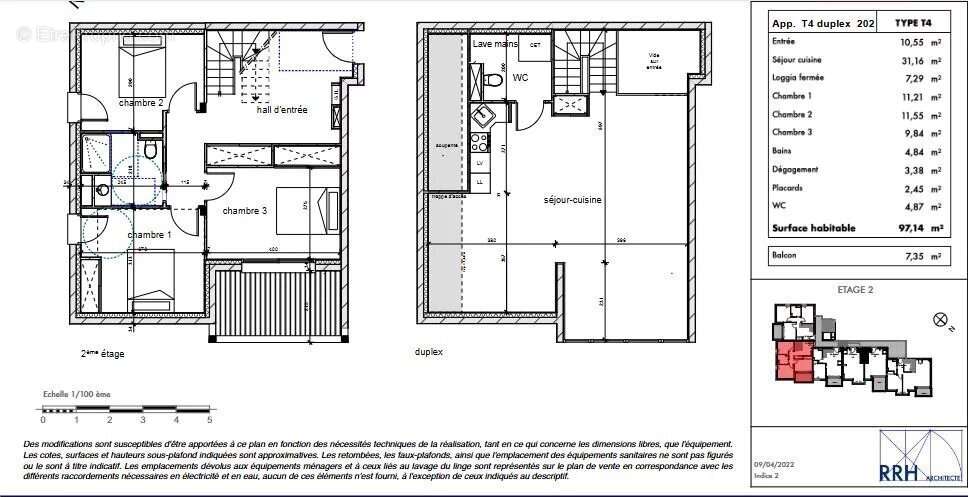 Appartement duplex 4 pieces avec garage - photo 6