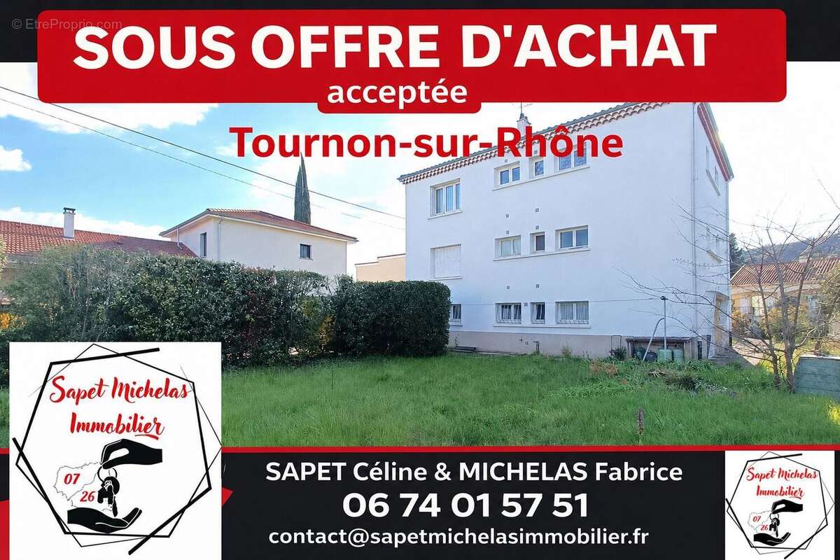 Appartement à TOURNON-SUR-RHONE