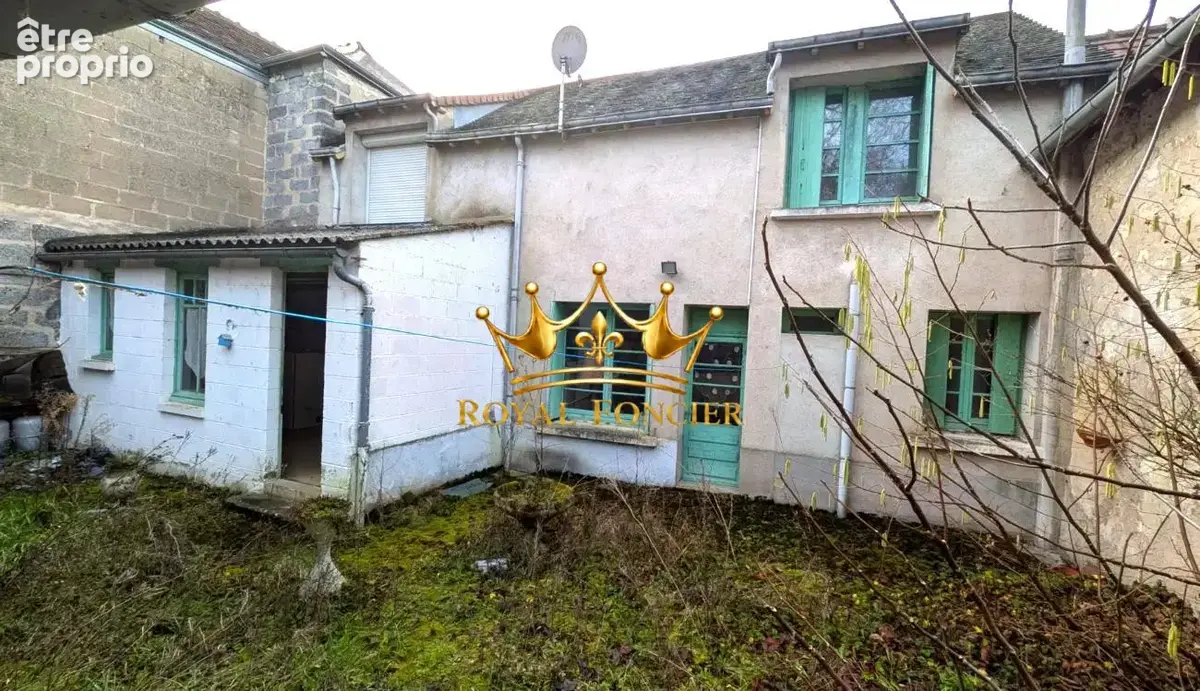 Façade arrière  - Maison à YZEURES-SUR-CREUSE